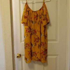 Yellow Flowered Dress